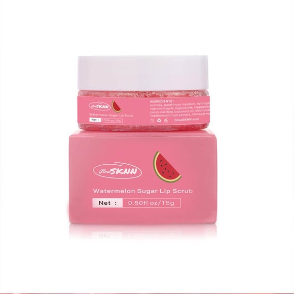 Natural Sugar Scrub Watermelon Hydrating Lip Sleeping Mask 4 in 1 Lip Care Set - Picture 5 of 9